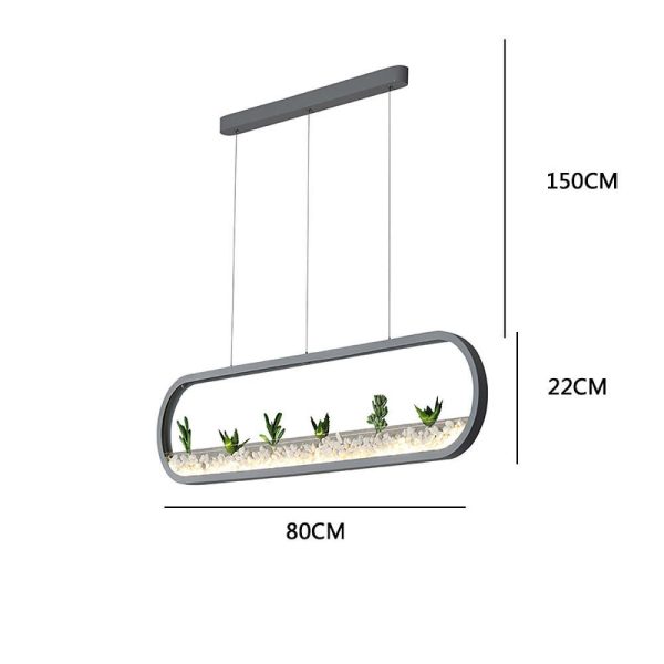 Rounded Corners Rectangular Modern Kitchen Pendant Lights Ceiling Light - Image 6