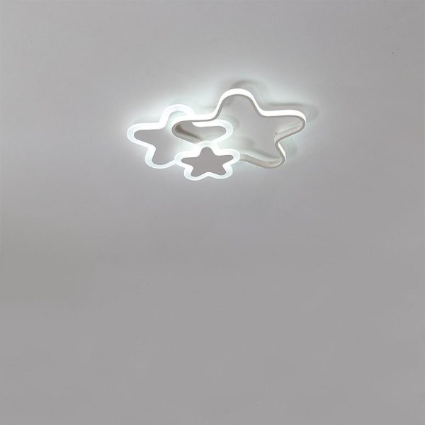 Triple Star Flush Mount Light LED Ceiling Light for Baby Kids Lighting - Image 8