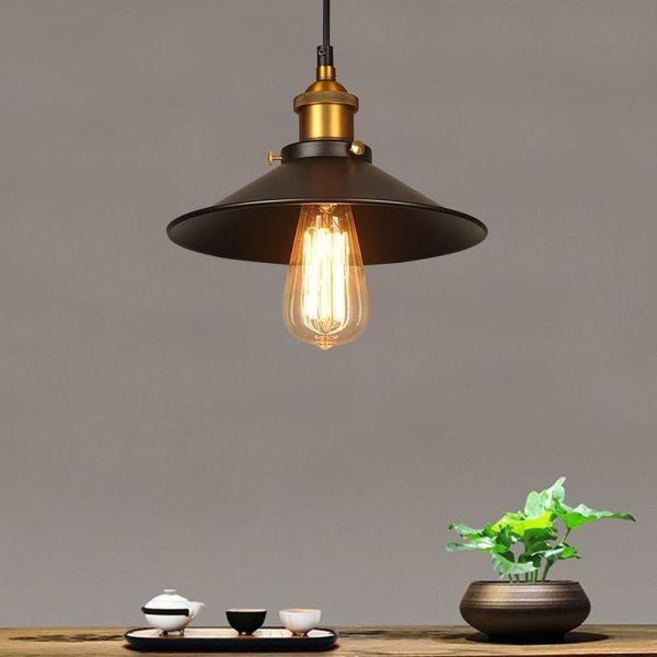 Adjustable Industrial Metal Stylish Cone-Shaped Pendant Lighting - Image 11