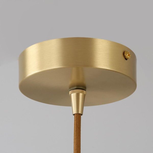 Circle LED Gold Modern Pendant Light Hanging Lamp Island Lights Chandelier - Image 8