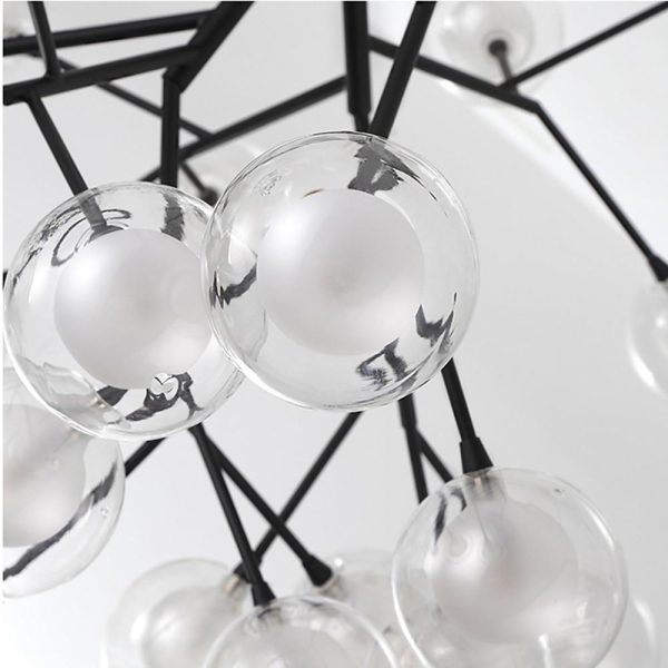 45 Lights Cluster Branches Design Glass LED Modern Chandelier Pendant Lights - Image 11