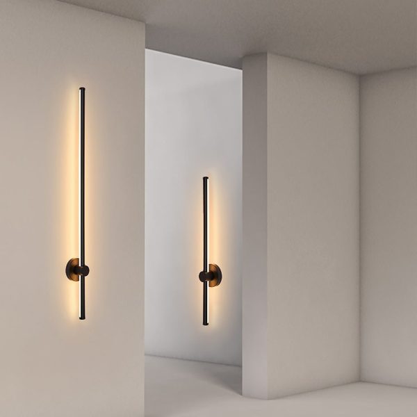 Simple Rotatable Three-color Dimming LED Wall Lamp for Living Room Background Wall - Image 2