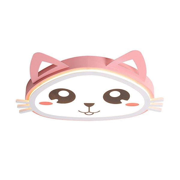 Cartoon Animal Shaped Dimmable LED Pink Modern Ceiling Lights - Image 7