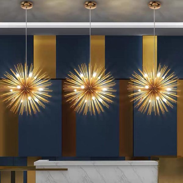 Unique Globe Design LED Electroplated Metal Modern Pendant Lighting - Image 4
