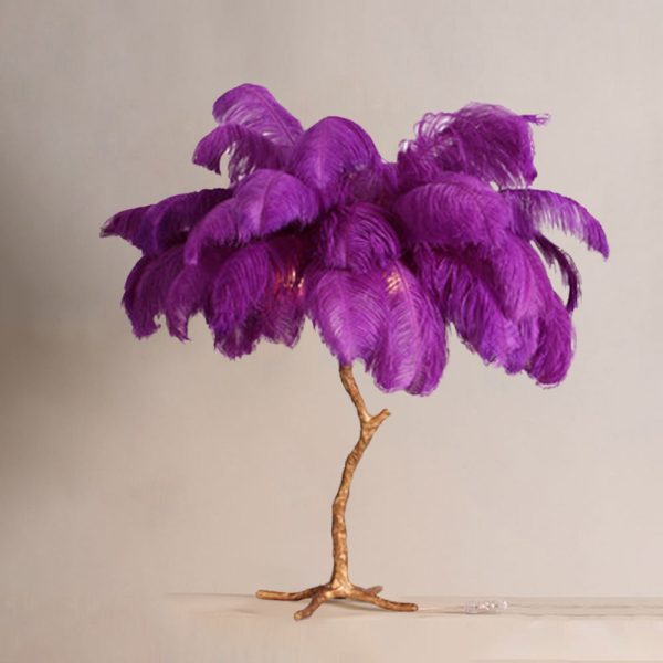 O'Moore Nordic Luxury Unique Ostrich Feather Floor Lamp/Table Lamp - Image 49