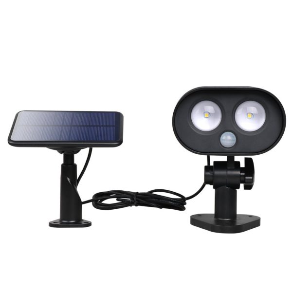 Solar Adjustable LED Outdoor Wall Lamp Wall Sconces Lighting Flood Light - Image 7