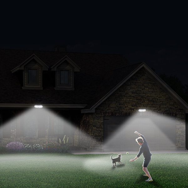 Solar Energy Wall Lamp Motion Sensor LED Outdoor Wall Sconces Lighting - Image 2