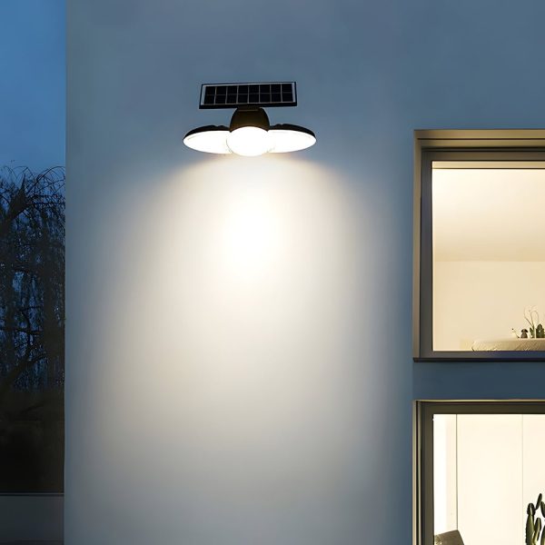 Solar Motion Security Light 3-Head Outdoor LED Wall Fixture with Motion Sensor - Image 2