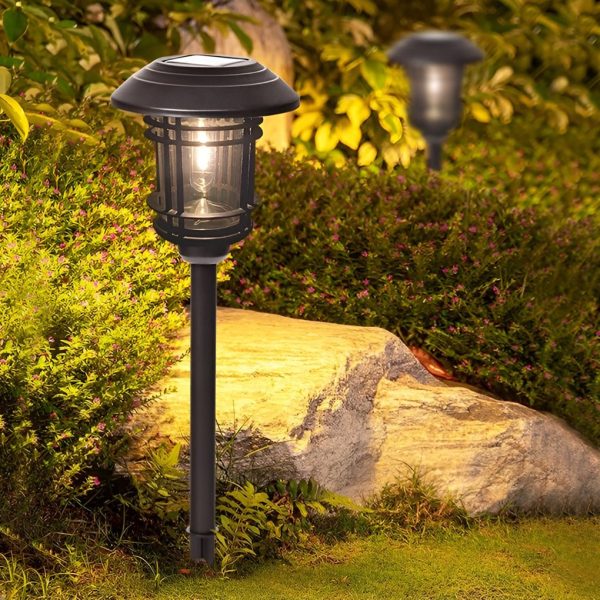 Solar Outdoor Lights Garden Lights LED Post Lights Landscape Lighting Pathway Lights