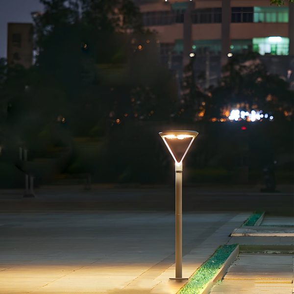Solar Outdoor Post Garden Pole Light with Dual Motion Sensor - Image 2