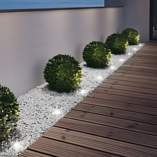 Solar Powered LED Metal Well Light - Image 4