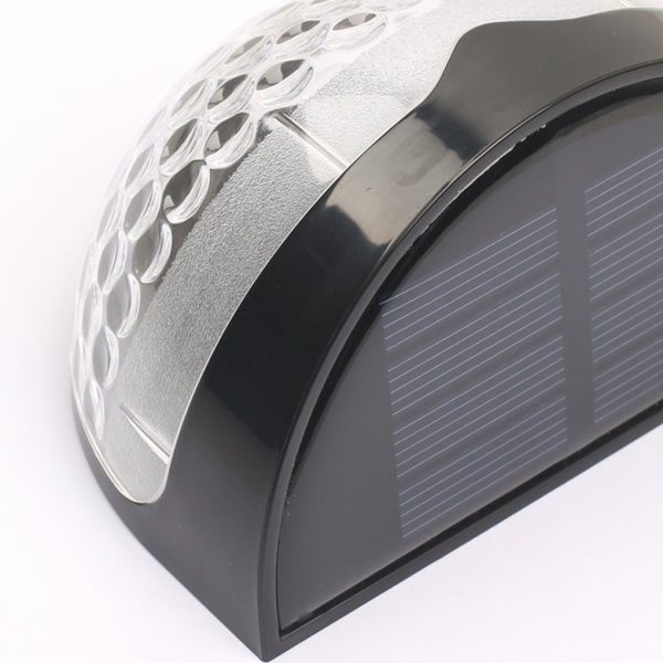 4 Pcs Solar Stair Lights Outdoor Step Lights LED Garden Lights Wall Mounted Lights - Image 8