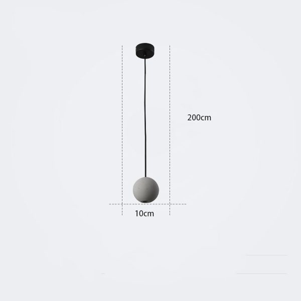Vintage Cerami Pendant Light Unique Pendant Lighting LED Ceiling Light - Image 5