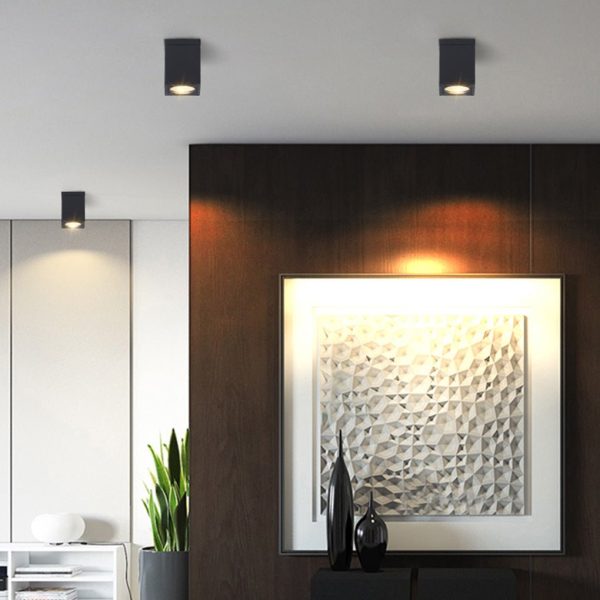 Square LED Waterproof Ceiling Light Downlight for Balcony Entrance Hallway Bedroom - Image 2