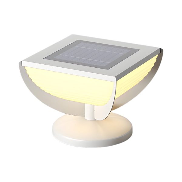 Square Metal Solar Garden Light LED Outdoor Light Post Waterproof Fence Column Head Lamp Pillar Light - Image 12