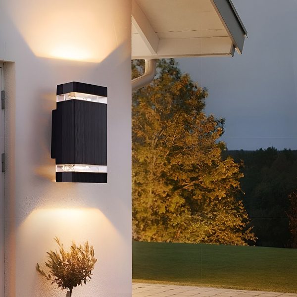 Square Up and Down Lights LED Outdoor Wall Lights Wall Sconce Lighting Wall Lamp - Image 2