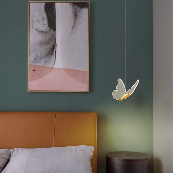 Butterflies Shaped LED Nordic Pendant Light Hanging Lamp Island Lights - Image 4