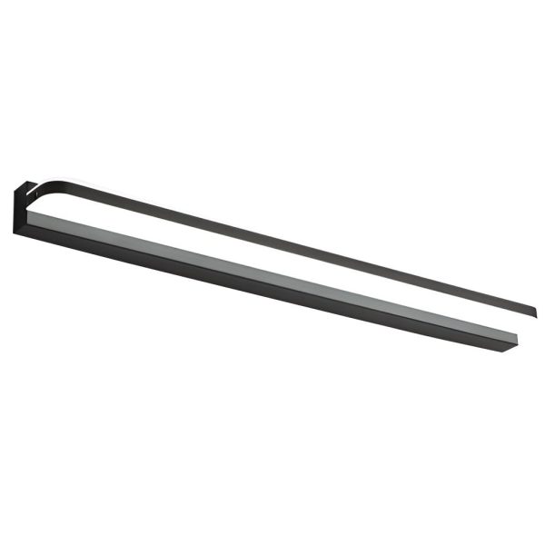 LED Bathroom Vanity Light with Wall-Mounted Panel and Polished Iron Trim - Image 11