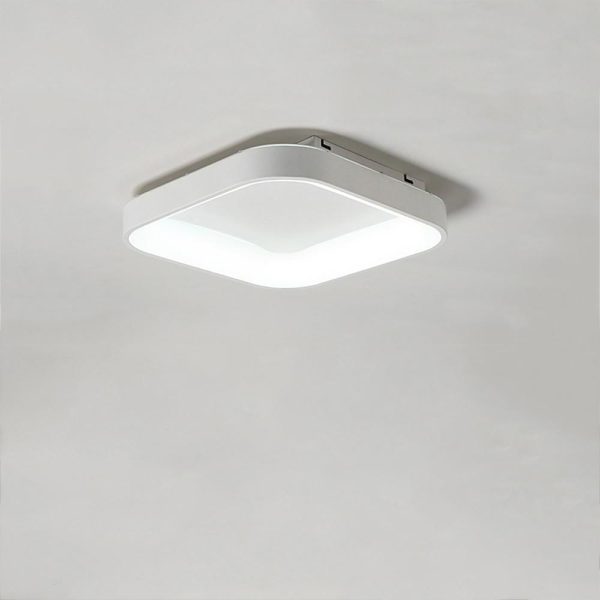 Square Shaped Modern LED Flush Mount Ceiling Light for Bedroom - Image 4