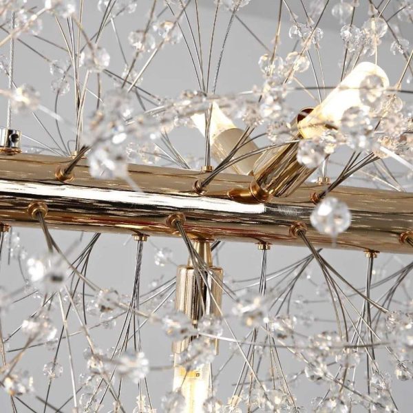 12-Light Firework Island Light G9 LED Crystal Strings Pendant Lights - Image 4