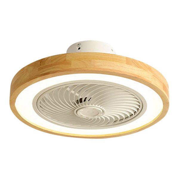 Three-level Wind Regulation Nordic Modern Bladeless Ceiling Fans with Lights and Remote Control - Image 8