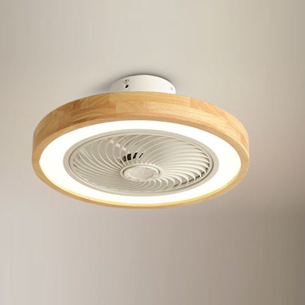 Three-level Wind Regulation Nordic Modern Bladeless Ceiling Fans with Lights and Remote Control - Image 5
