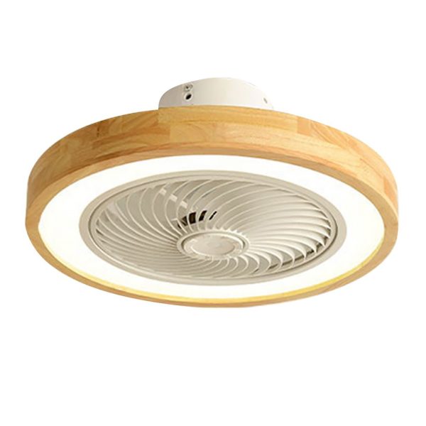 Three-level Wind Regulation Nordic Modern Bladeless Ceiling Fans with Lights and Remote Control - Image 6