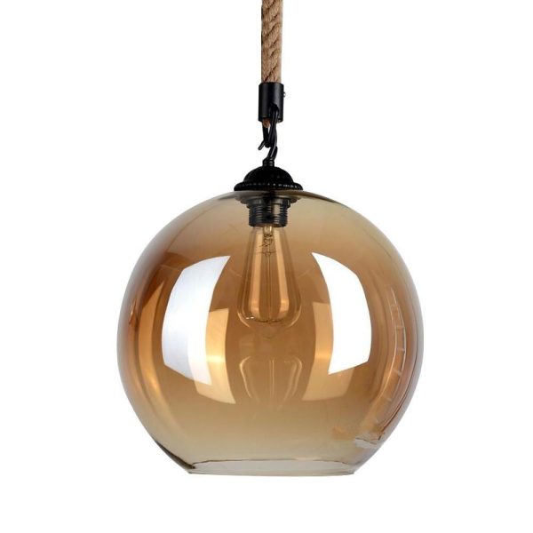 Electroplated Glass Globe Design LED Modern Pendant Lighting Chandeliers - Image 7