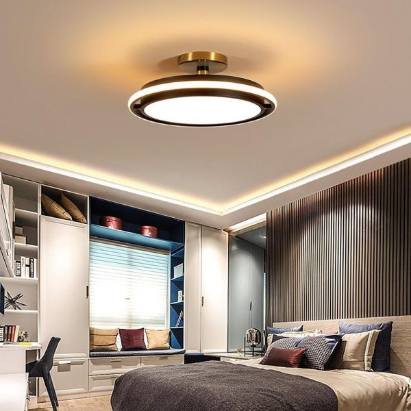 Circular LED Modern Flush Mount Lighting Ceiling Lights Hanging Light - Image 4