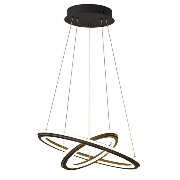 2-light Circles Shaped LED Nordic Chandeliers Hanging Ceiling Lights - Image 9