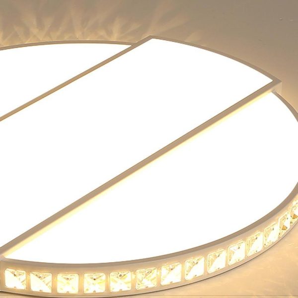 Circle Rectangular Flush Mount Light Fixtures Single LED Ambient Light - Image 7