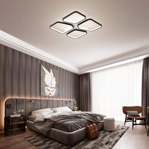 Geometric Arbitrary Flush Mount Ceiling Light Silica Gel LED Light - Image 2