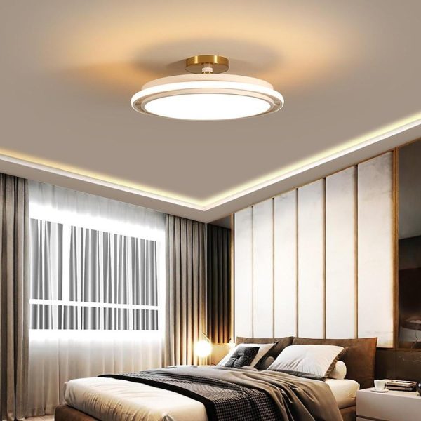 Circular LED Modern Flush Mount Lighting Ceiling Lights Hanging Light - Image 2