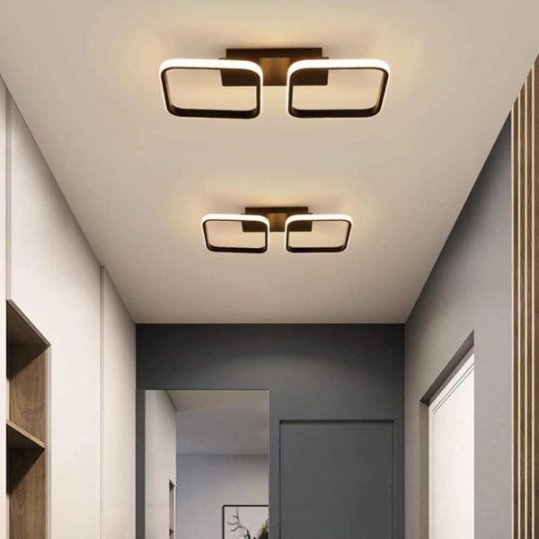 2 Square Flush Mount Ceiling Light for Living Room Acrylic LED Baby Kids Lights - Image 3