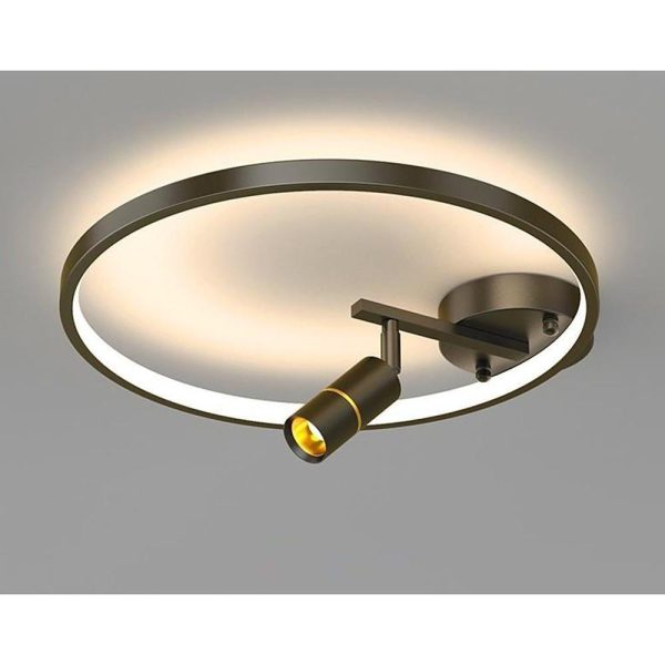 LED Circle Spotlight Modernist Single Dimmable Flush Mount Ceiling Light for Bedroom - Image 7