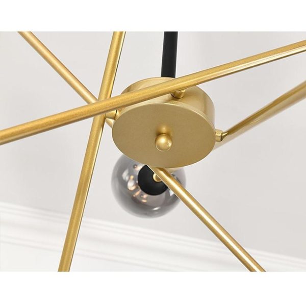 LED Modern Glass Sputnik Chandelier Pendant Light Hanging Lamp Island Lights - Image 15