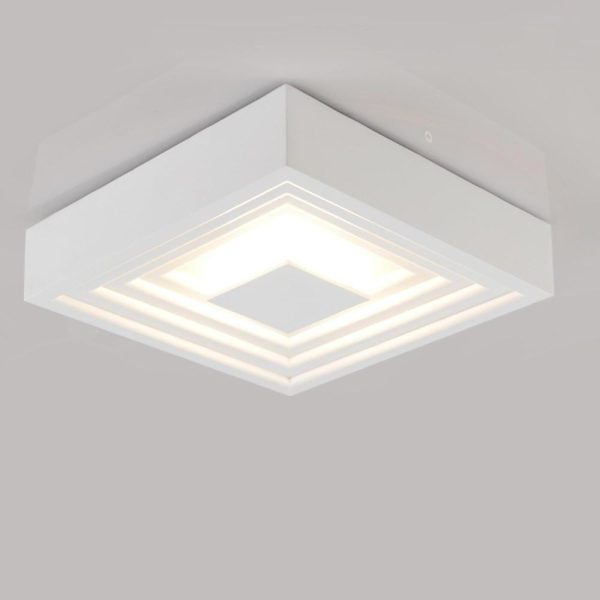 6" Multiple Circles Flush Mount Ceiling Light Geometric LED Light - Image 2