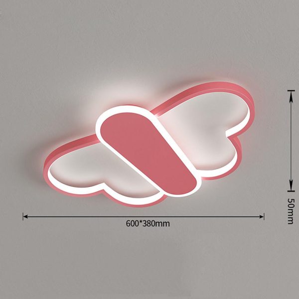 Cartoon Butterflies Shaped LED Dimmable with Remote Modern Ceiling Lights - Image 10