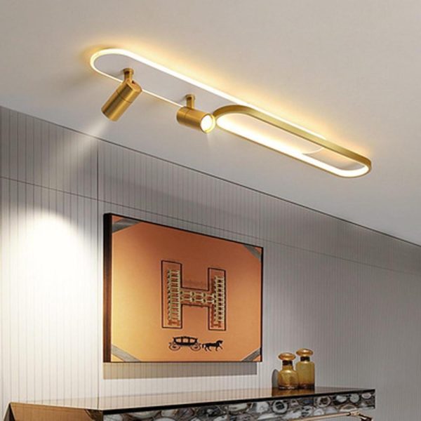 Spotlight Rectangles Metal Modernist Style Design Flush Mount Lighting LED Ceiling Light - Image 2