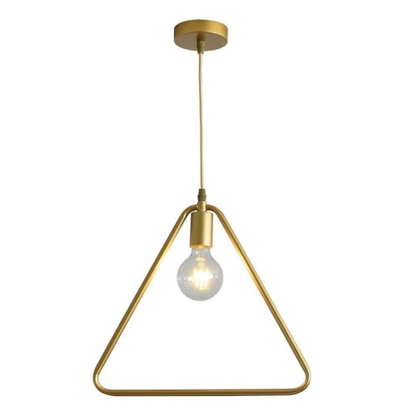 Metal Black and Gold Pendant Light Rounded Square Pendant Lighting - Image 18