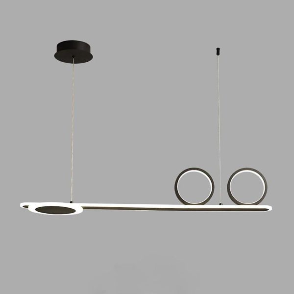 3 Circles Linear Design LED Modern Pendant Lighting Chandeliers - Image 8