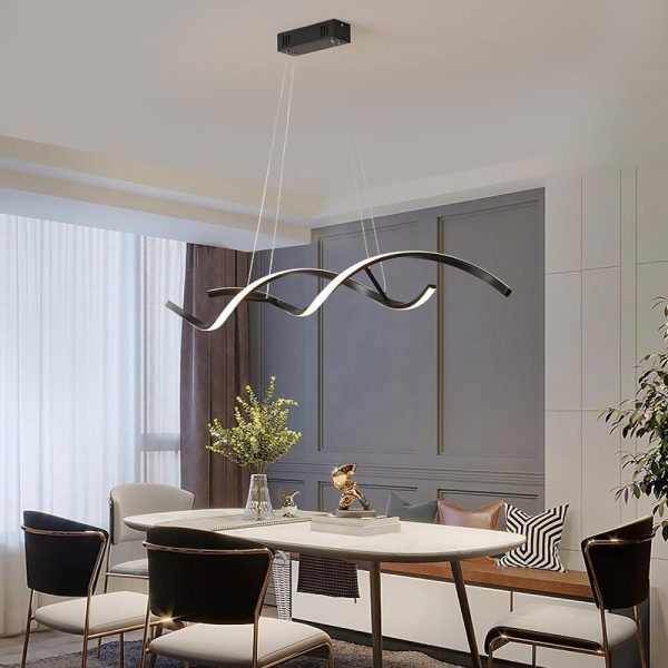 Wave Design Modern Pendant Lighting Minimalist Ceiling Light for Elegant Interiors - Image 4