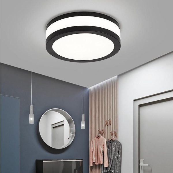 Thick Round Flush Mount Light Fixture Modern LED Ceiling Light - Image 2