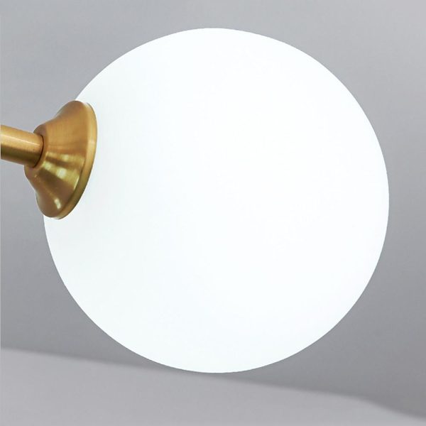 6-light LED Electroplated Glass Gold Modern Pendant Lighting Ceiling Lights - Image 7