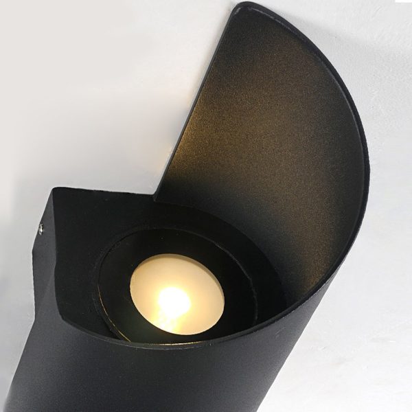 Unique Spiral Design LED Waterproof Two-way Luminous Wall Light for Aisle Balcony - Image 9