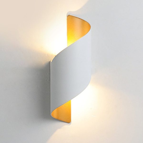 Unique Spiral Design LED Waterproof Two-way Luminous Wall Light for Aisle Balcony - Image 8