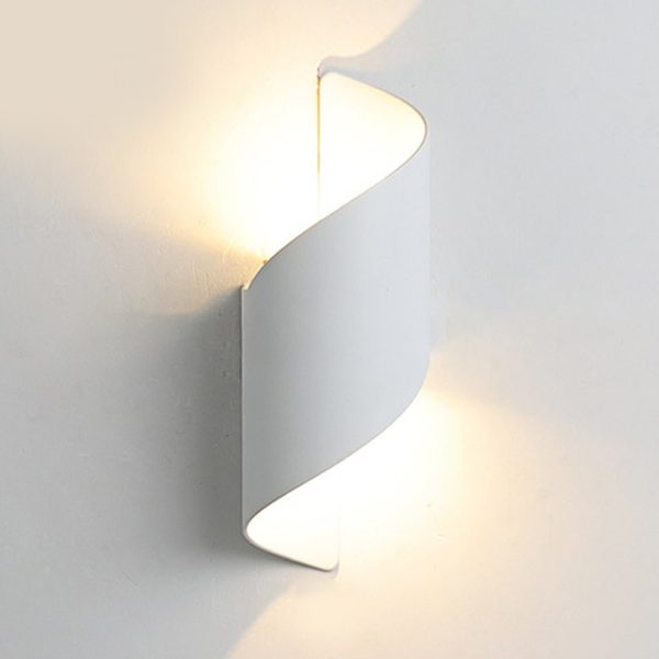 Unique Spiral Design LED Waterproof Two-way Luminous Wall Light for Aisle Balcony - Image 6