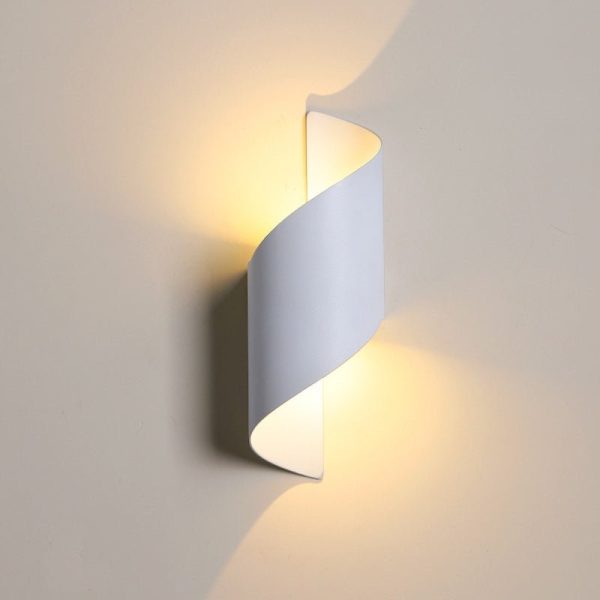 Unique Spiral Design LED Waterproof Two-way Luminous Wall Light for Aisle Balcony - Image 7