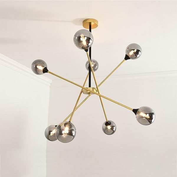 LED Modern Glass Sputnik Chandelier Pendant Light Hanging Lamp Island Lights - Image 7