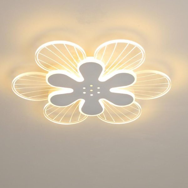 Novelty Stylish Flower LED Flush Mount Ceiling Light for Bedroom - Image 13